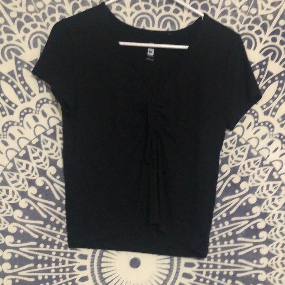 Tie front top